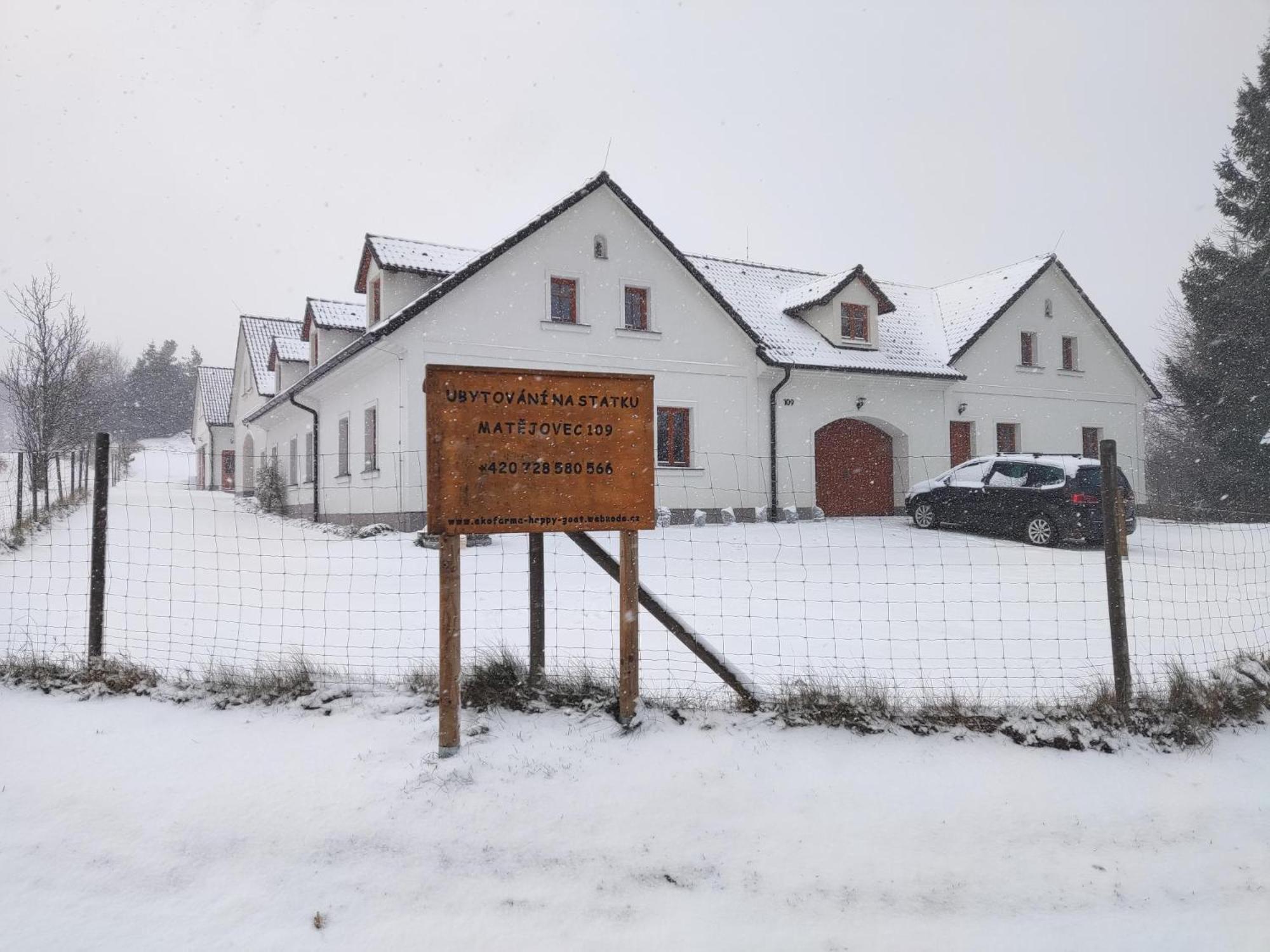 Matejovec 109 & Ubytovani Na Statku Český Rudolec Zewnętrze zdjęcie